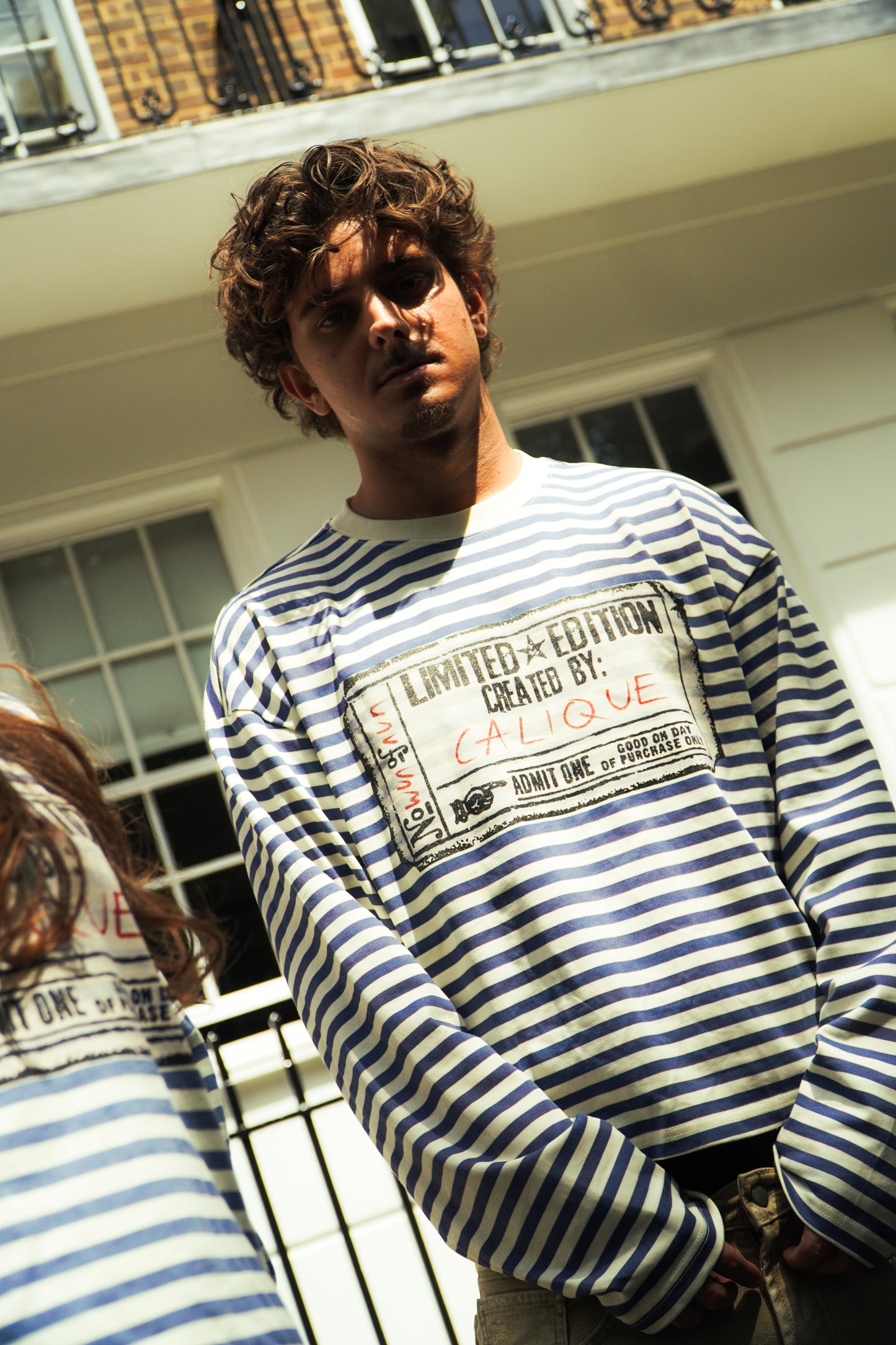 "strictly striped" tee