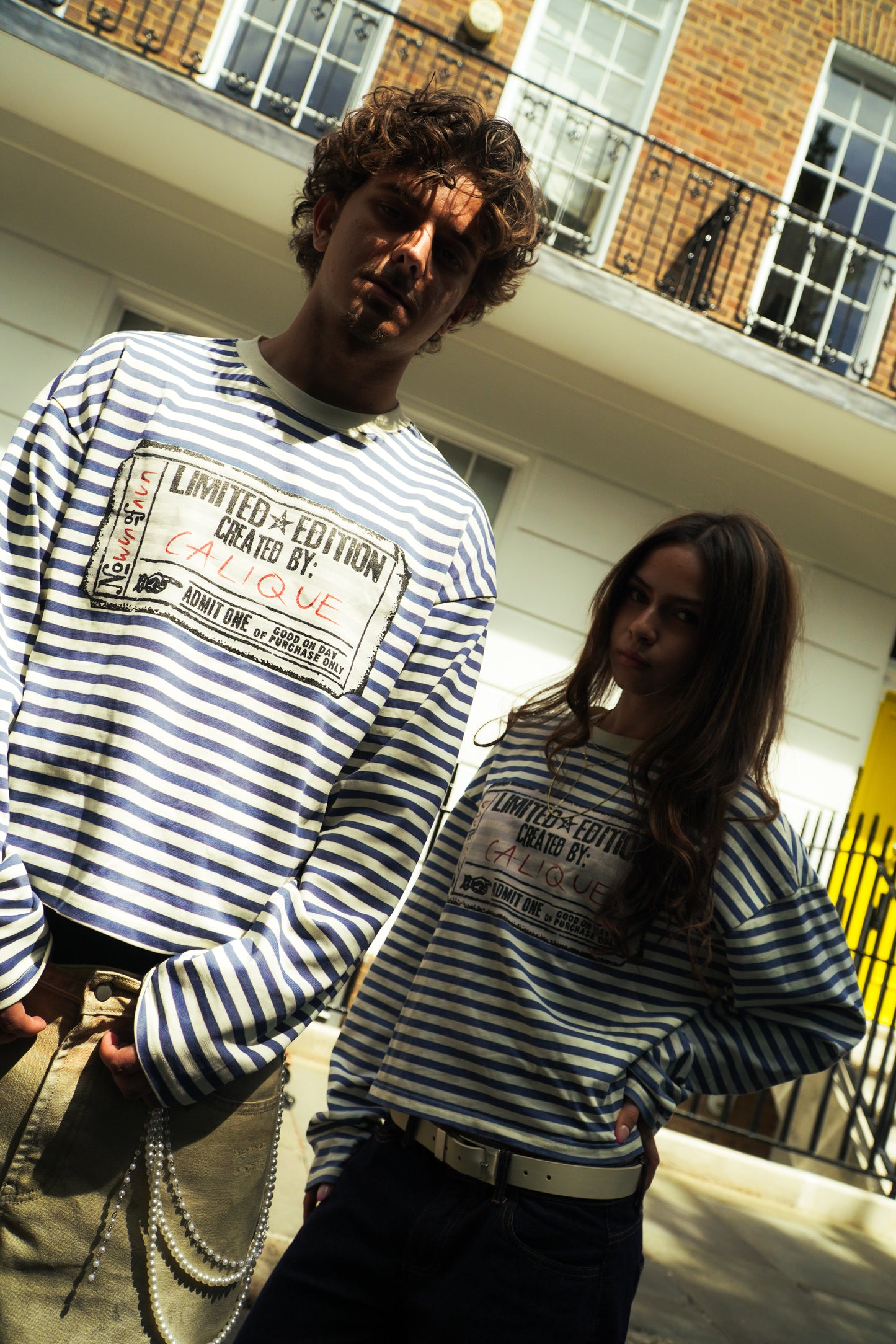 "strictly striped" tee