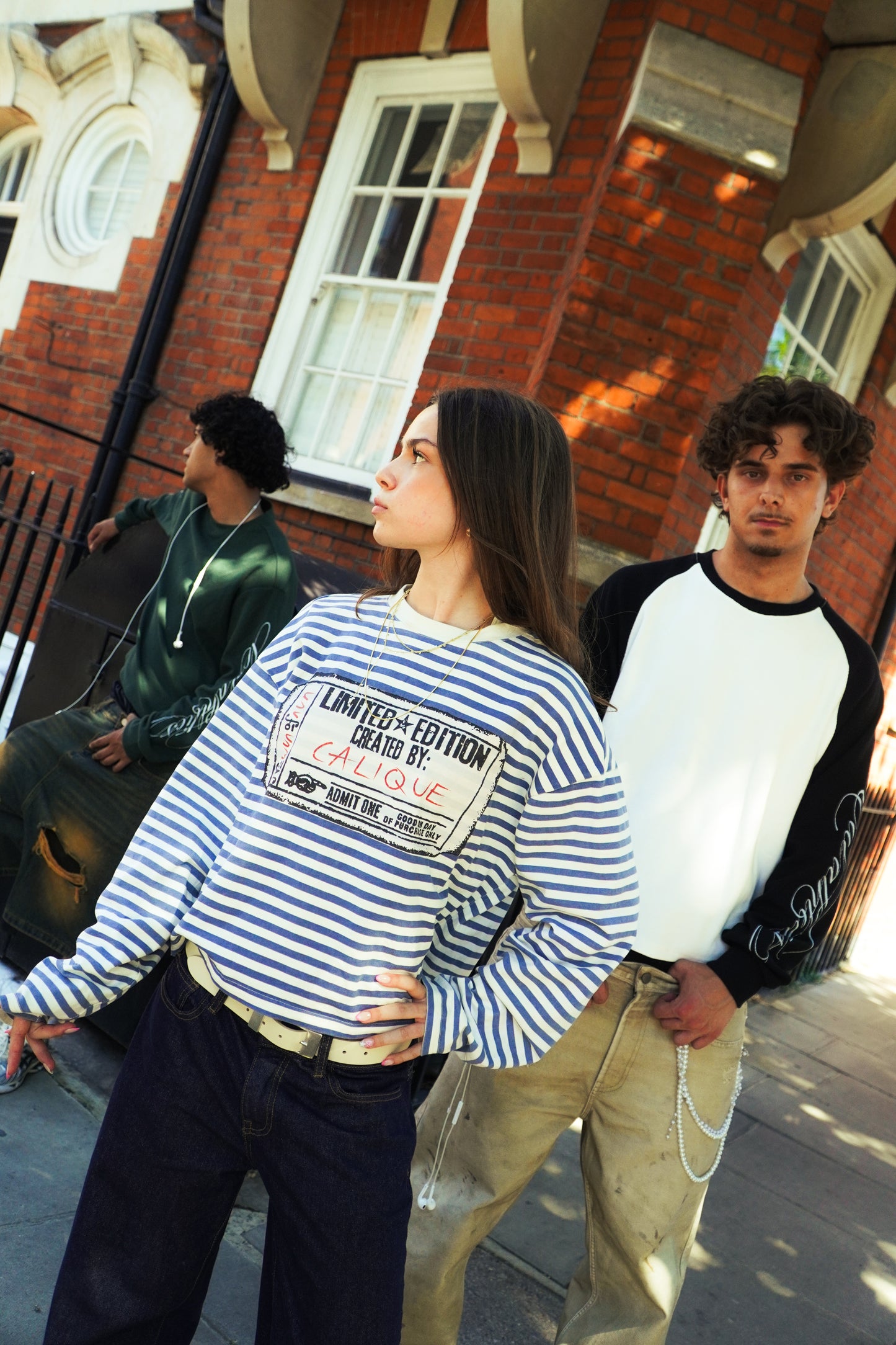 "strictly striped" tee